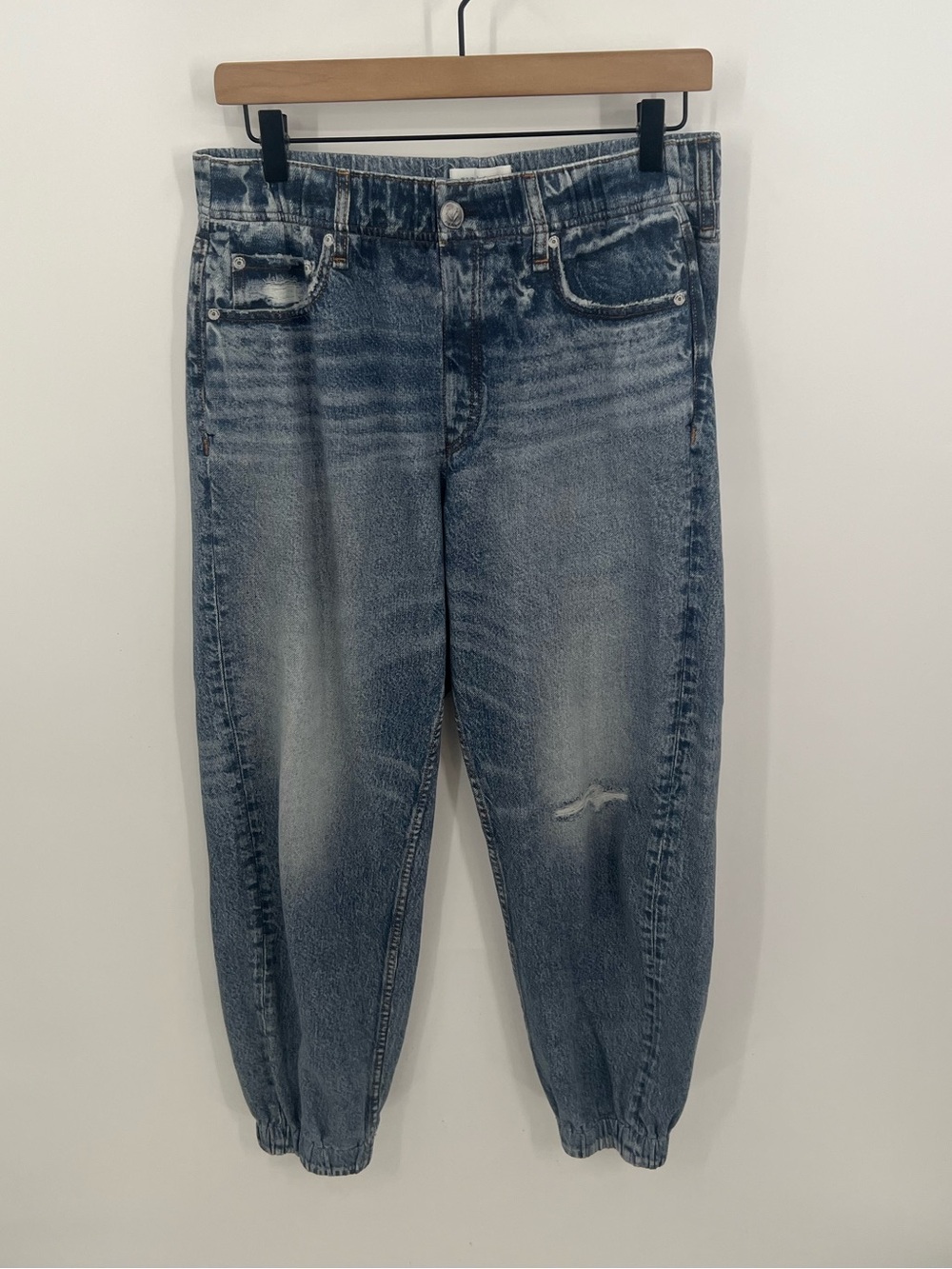rag & bone Miramar faux denim joggers